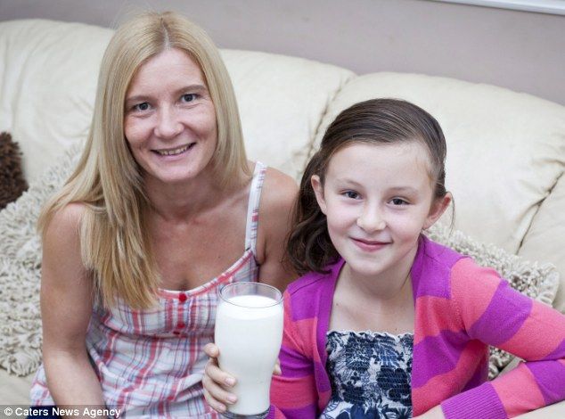 生き残るために、少女は1日3リットルの牛乳を飲むように強制される